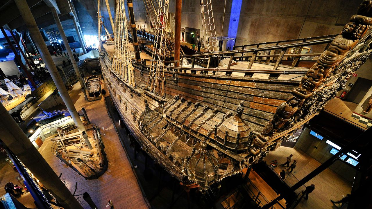 The Vasa is now on display at a museum in Stockholm. 